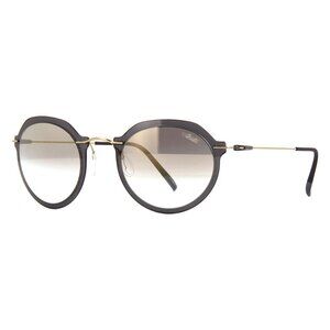 A0413Z New SILHOUETTE Infinity Collection Grey Rimless Round 8695/75 5540 Sungla